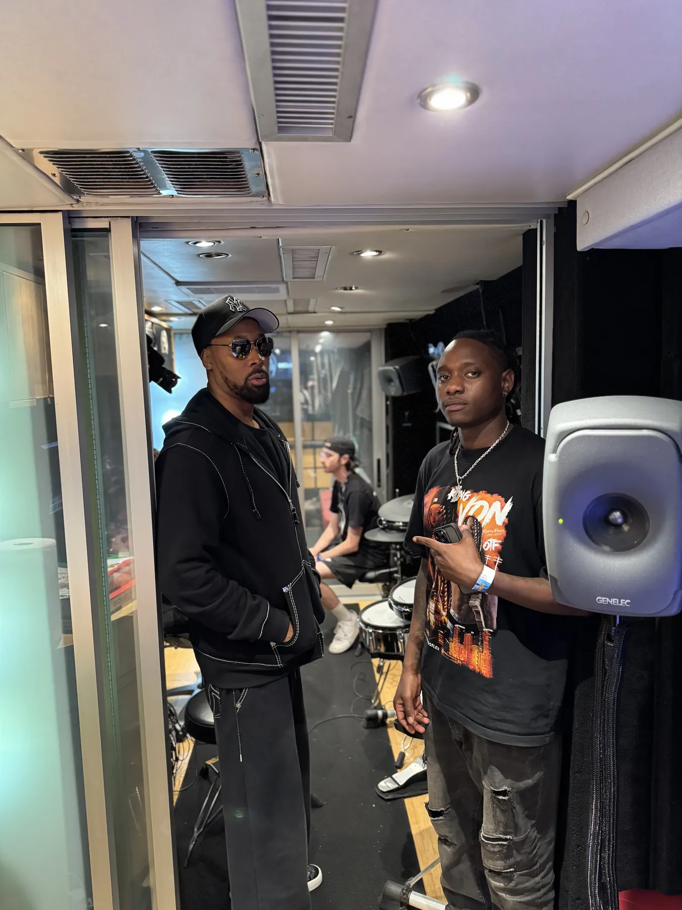 Studio 4 MTL students speak with RZA during a special program experience